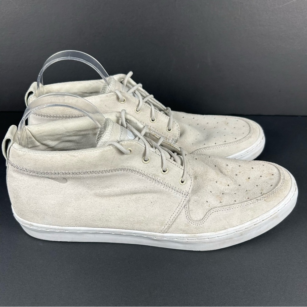 ❤️ Nike Cream High-Top Sneakers with Modern Design 517409-003 suede leather 11